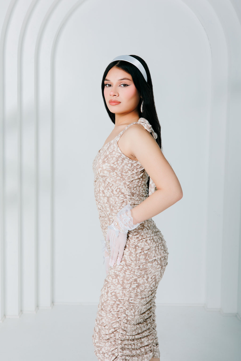 Vestido midi Cappuccino Please