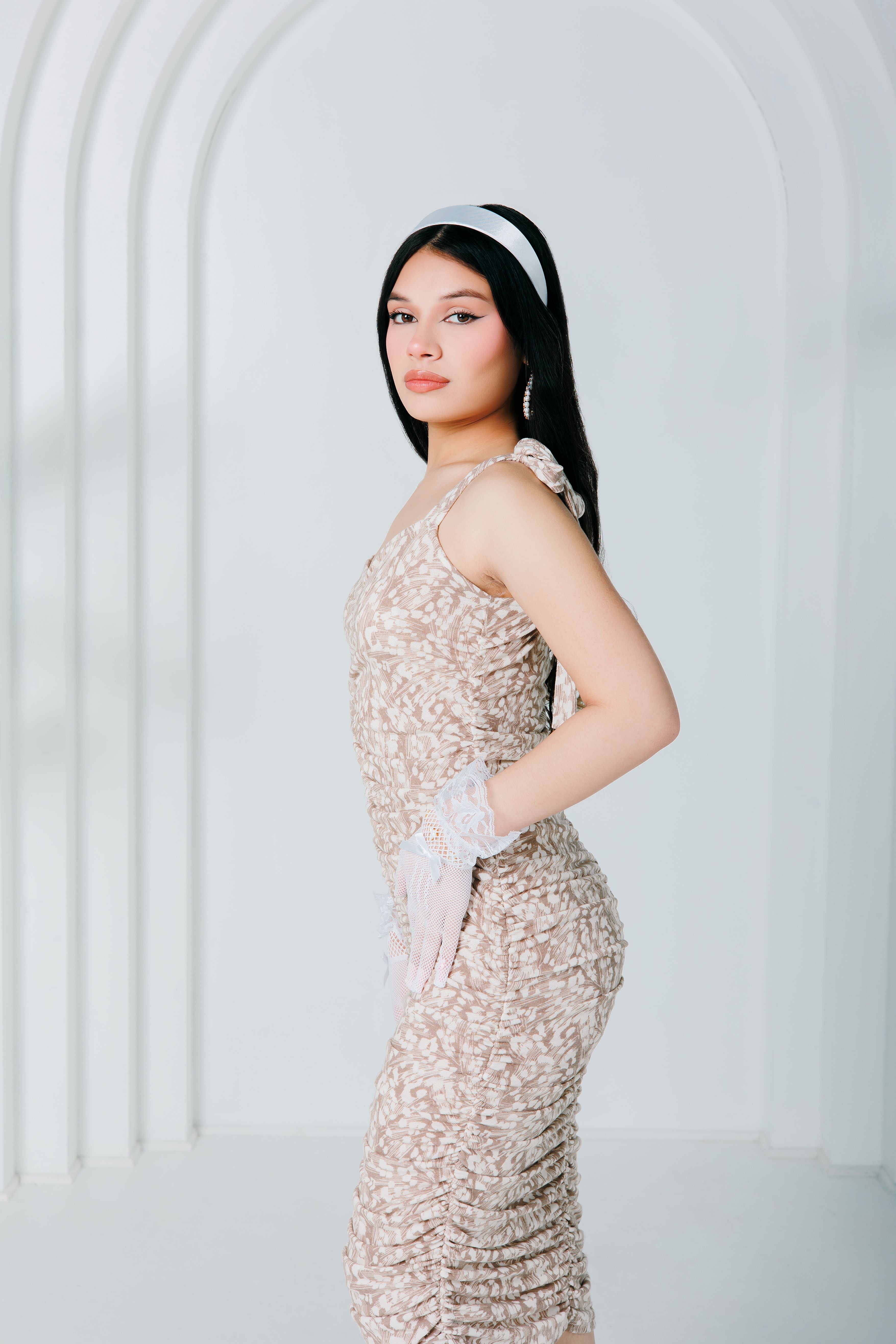 Vestido midi Cappuccino Please