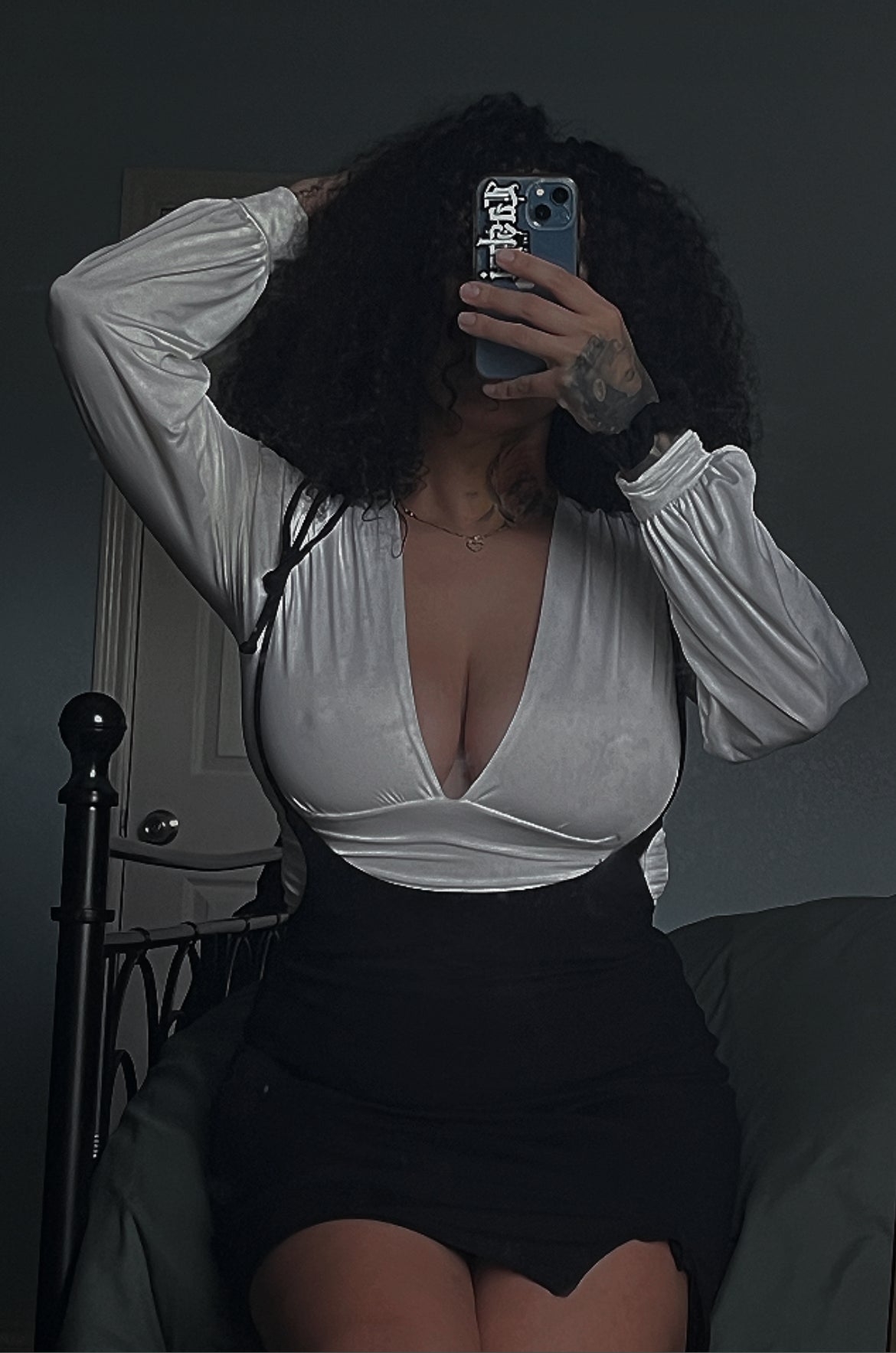 Falda fina de lazo alto de los años 90