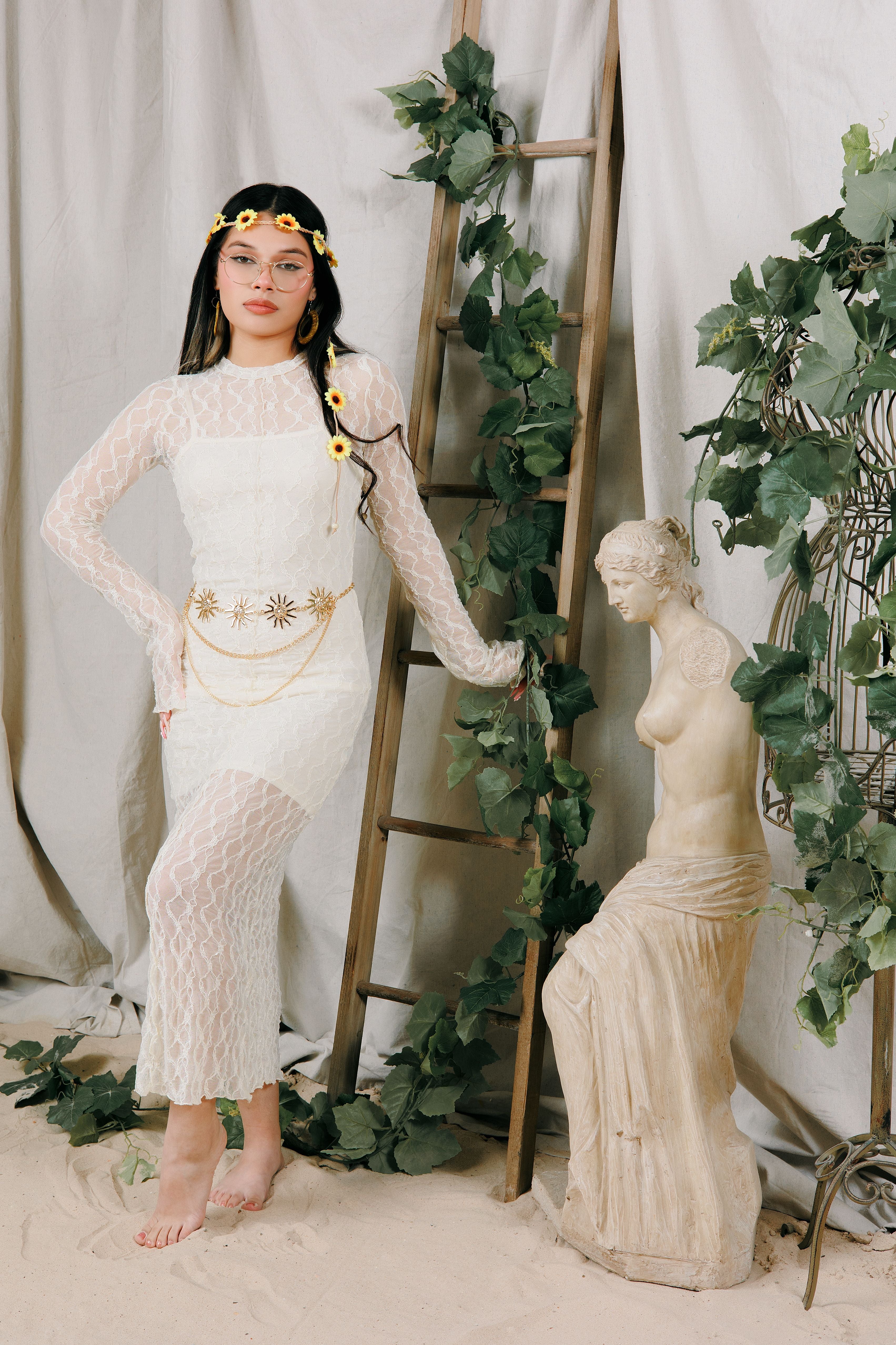 Rhiannon Lace Midi Dress