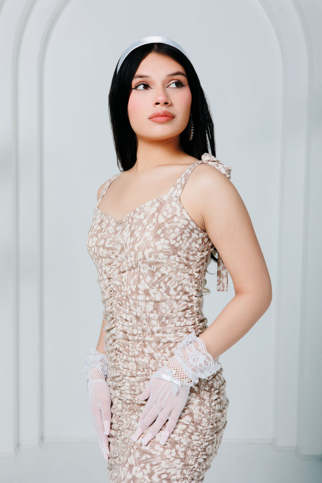 Vestido midi Cappuccino Please