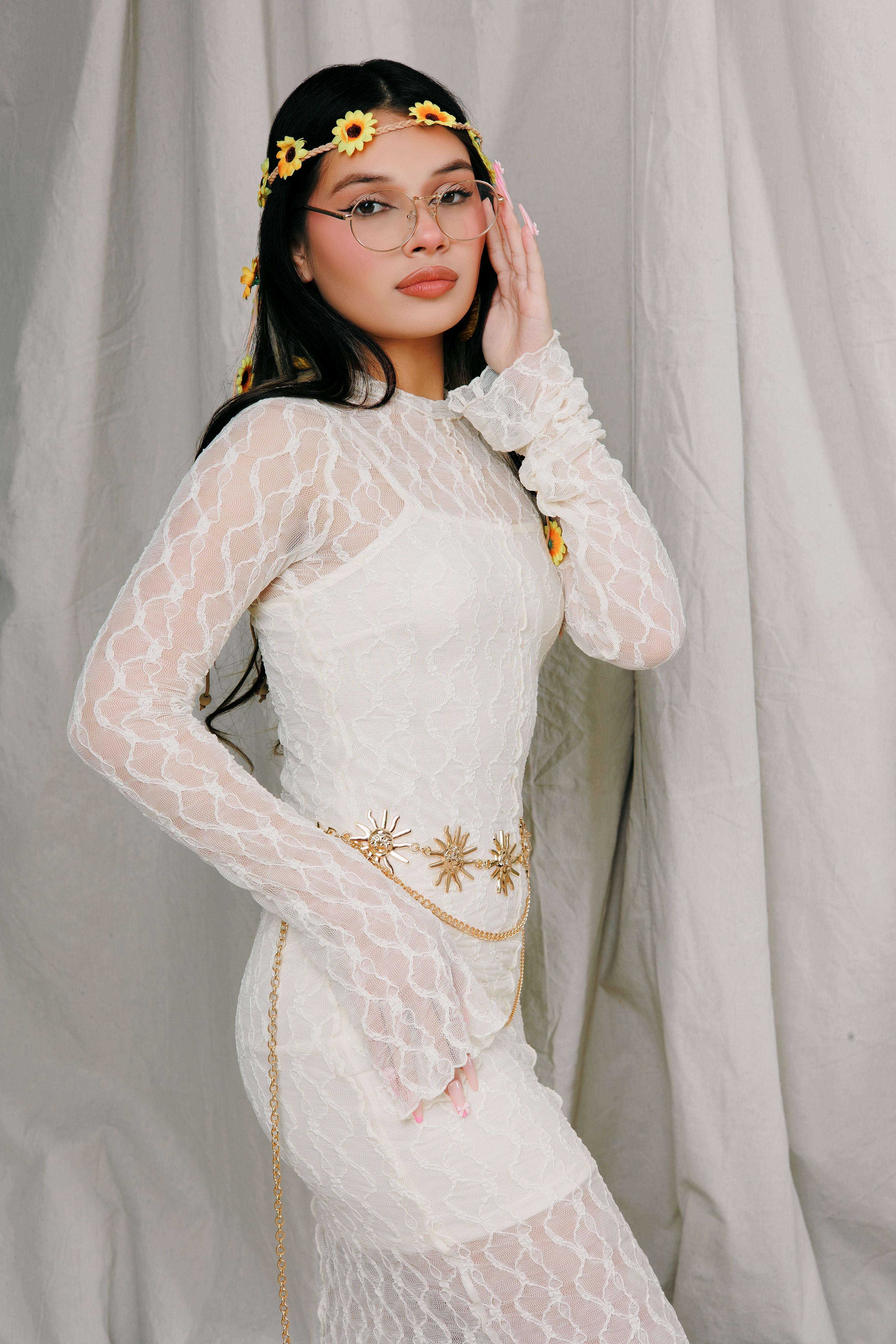 Rhiannon Lace Midi Dress