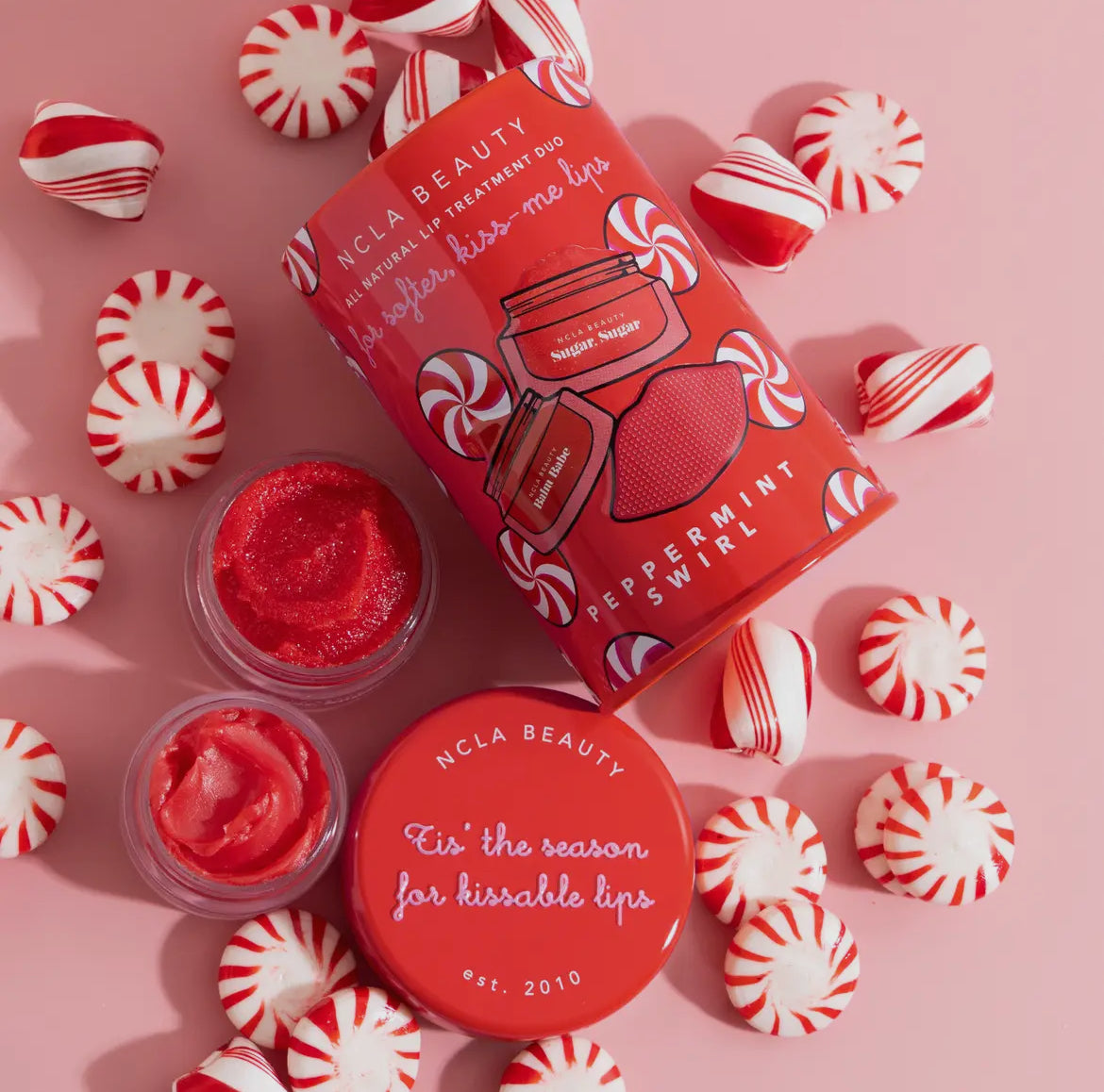 Peppermint Swirl Lip Treatment Duo Set