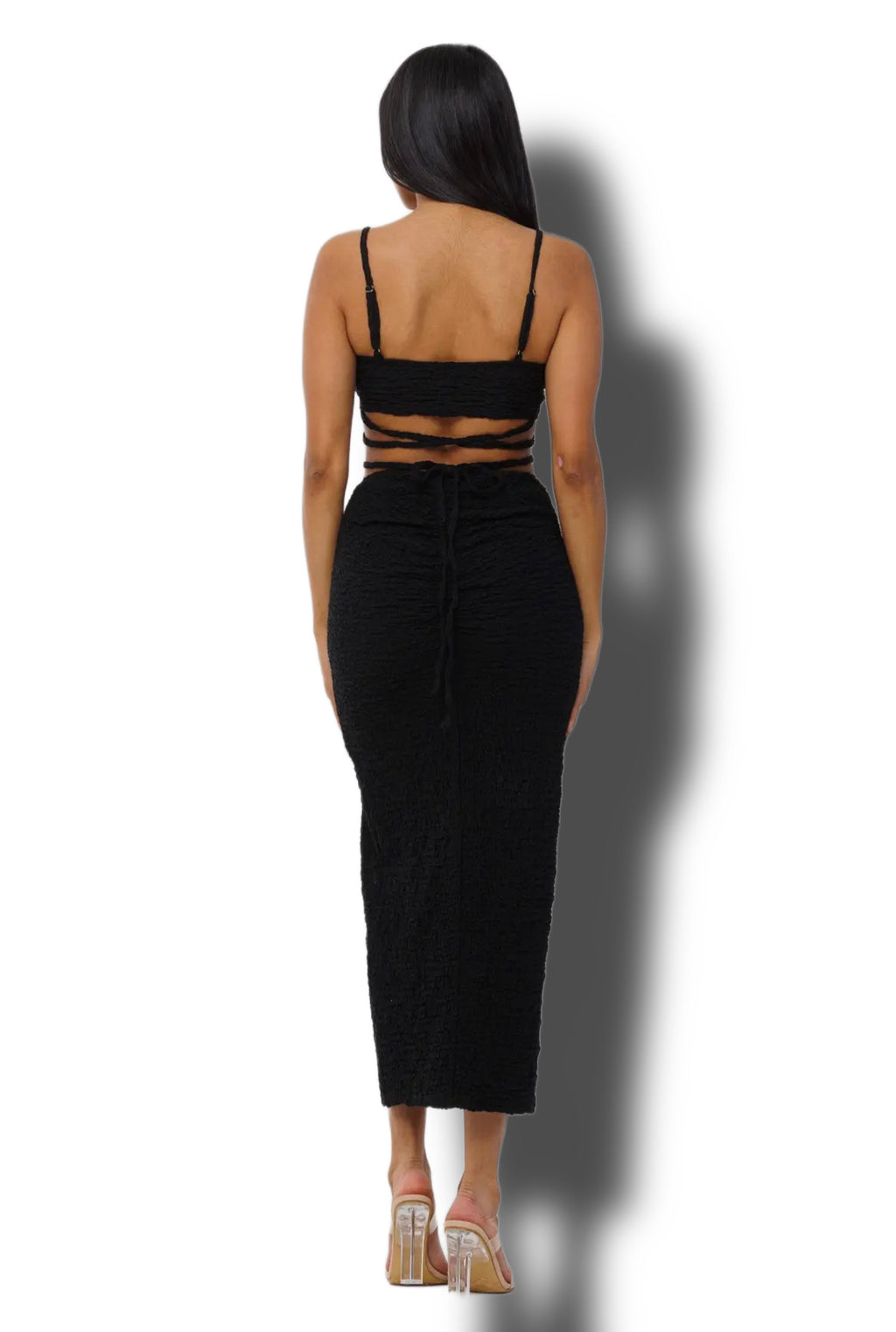 Conjunto de falda volcánica de 2 piezas