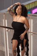 Black Dahlia Choker Top