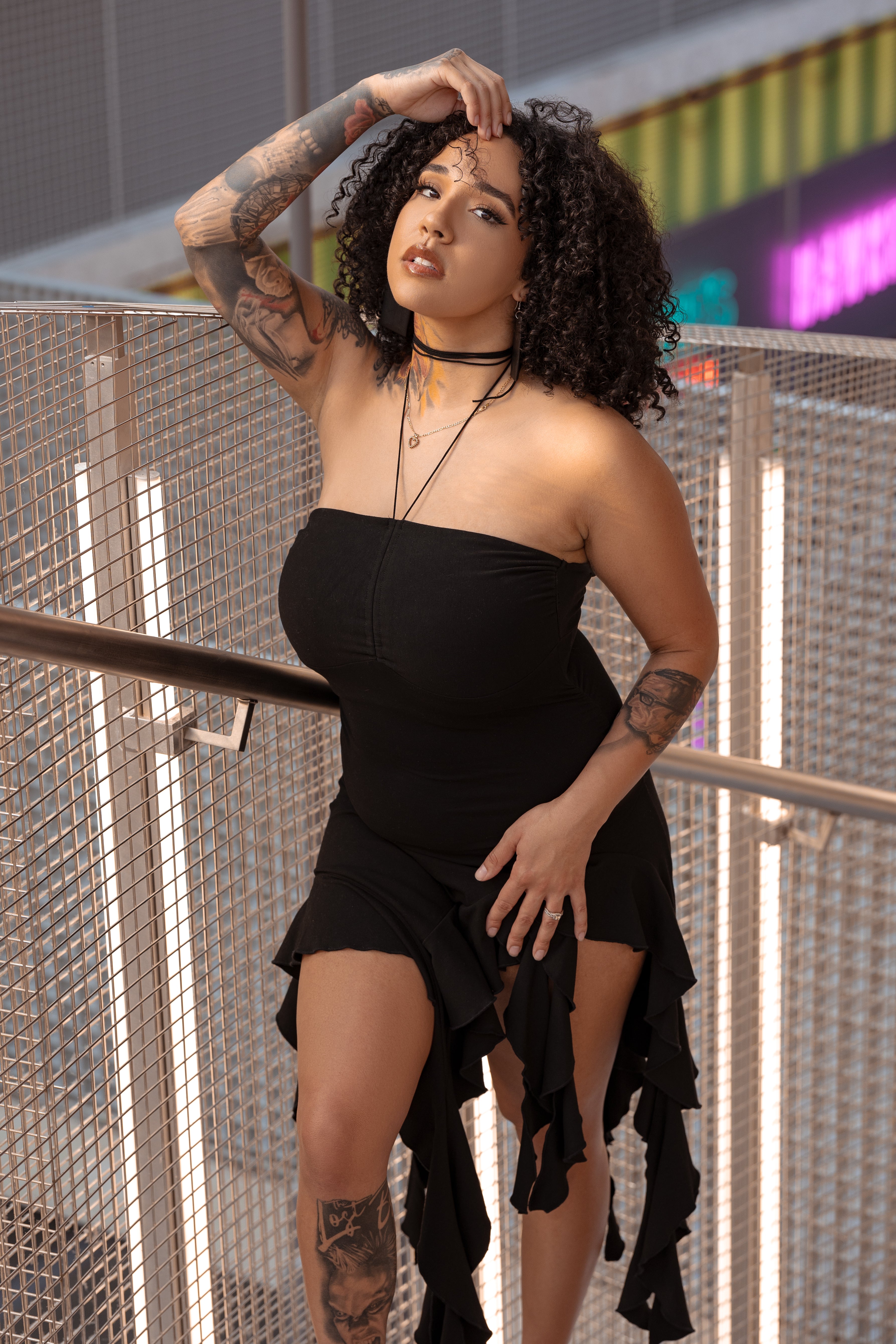 Black Dahlia Choker Top