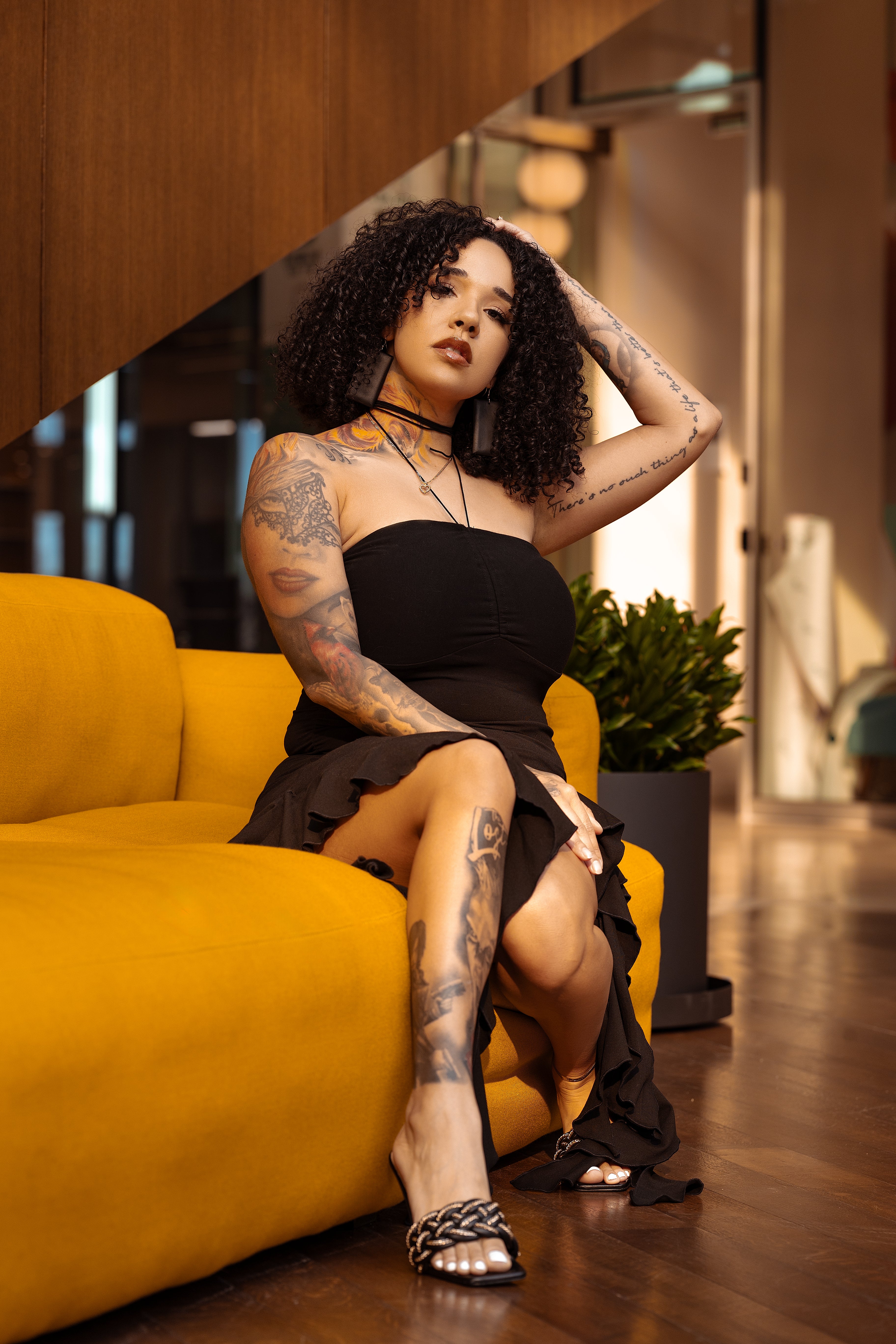 Black Dahlia Choker Top