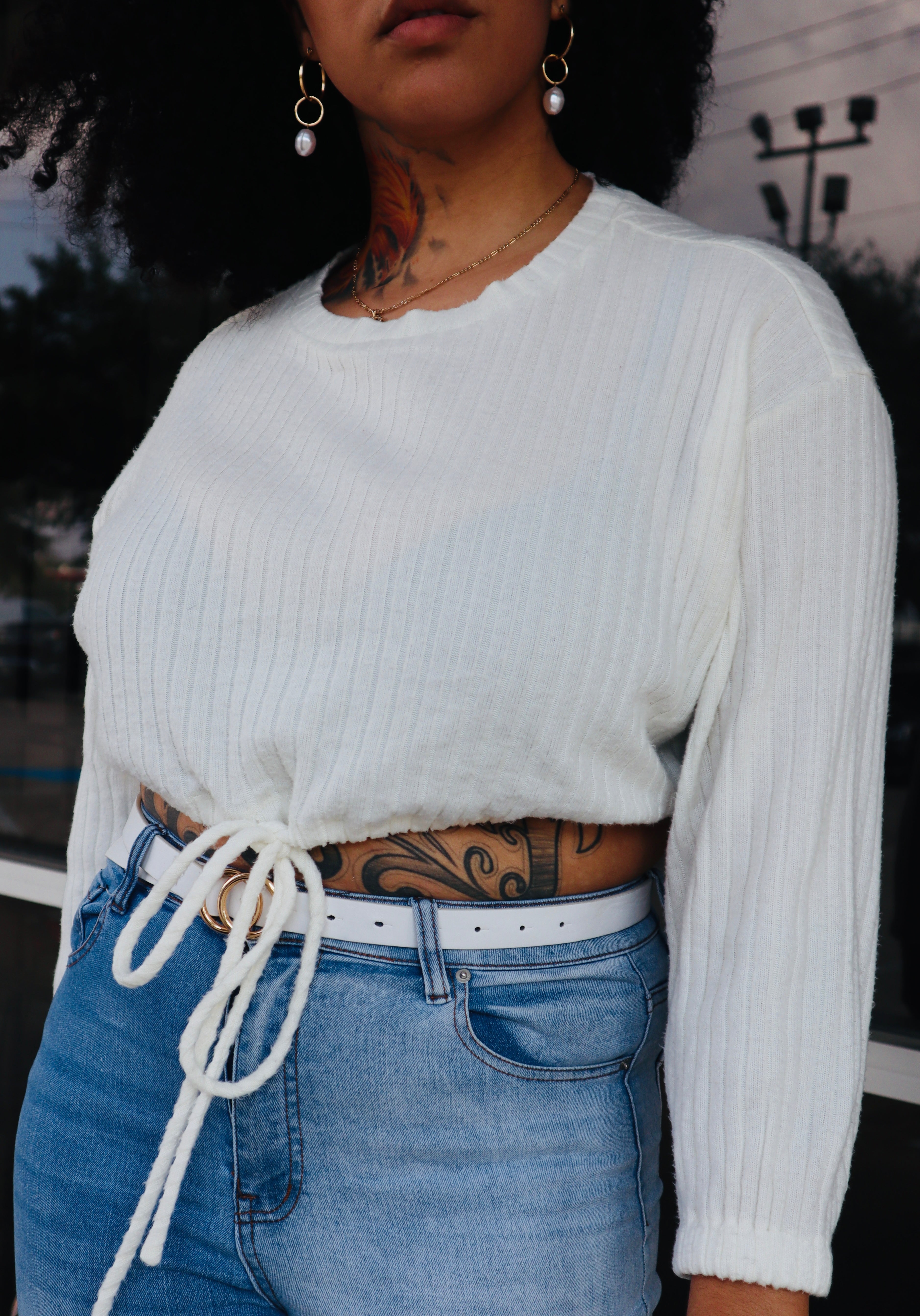 Cinched Sweater