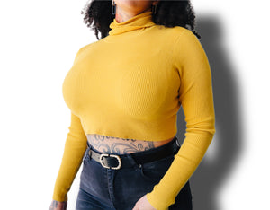 ITD Basics Cropped Turtle Neck