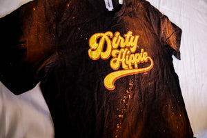 Bleached “Dirty Hippie” Tee