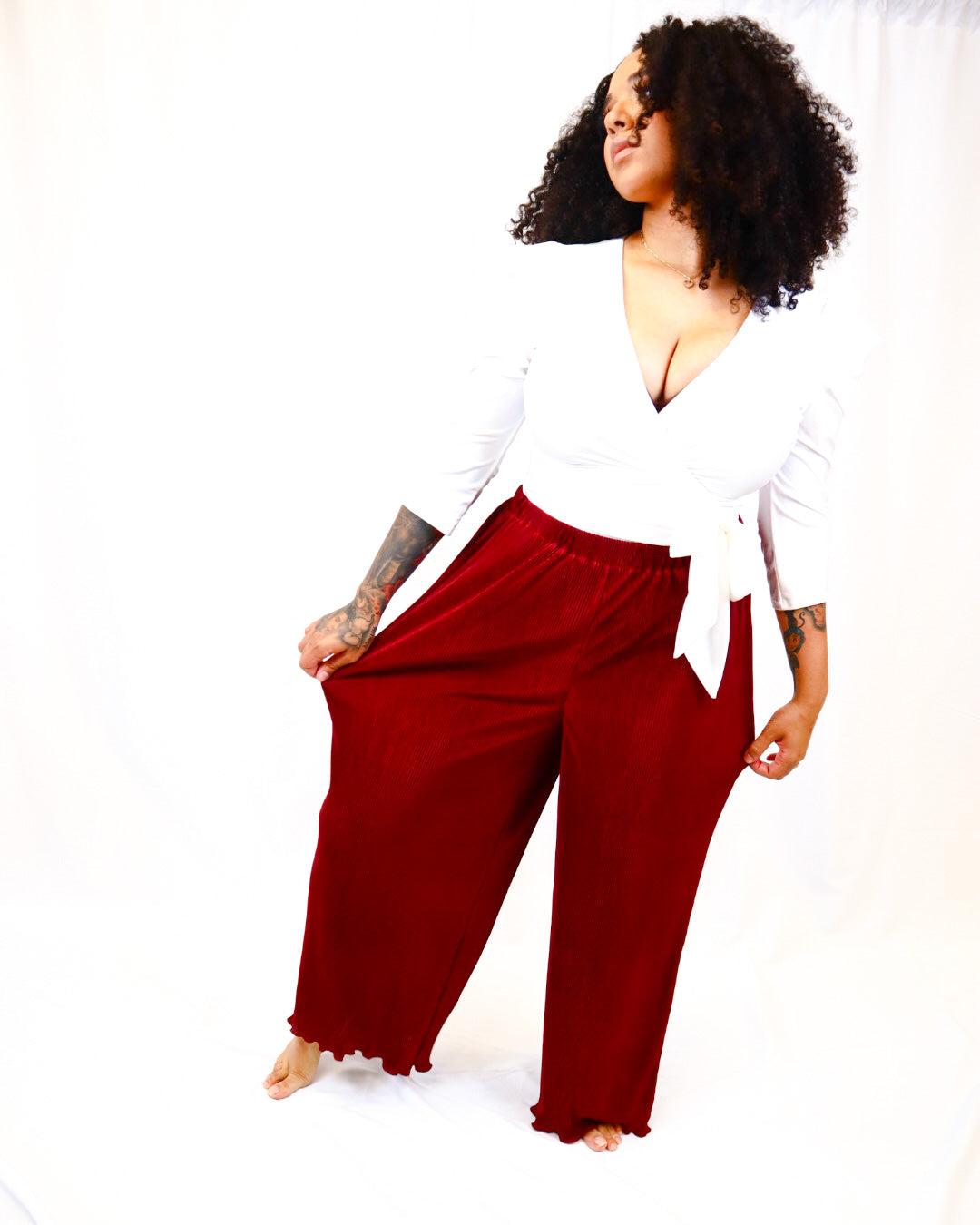 Killer Queen Burgundy Pant