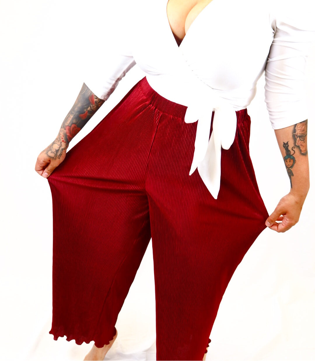 Killer Queen Burgundy Pant